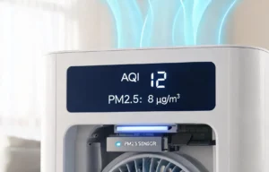 AQI Air Quality Detection Fan Solutions for Indoor Air Purification Systems