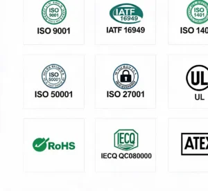 SUNON Product Certifications: ISO IATF UL RoHS International Quality Standards